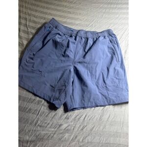Janji AFO Middle Shorts Womens M Blue Gray Athletic Running Training Pockets
